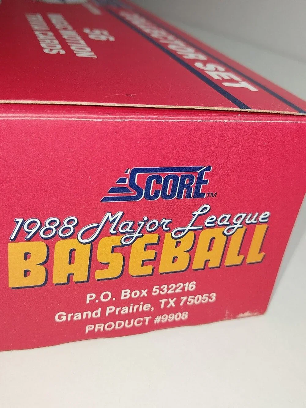 1988 SCORE MLB COLLECTOR'S SET